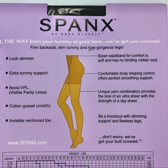 spanx - All the Way Super Control pantyhose Size A Nude - Picture 2 of 4